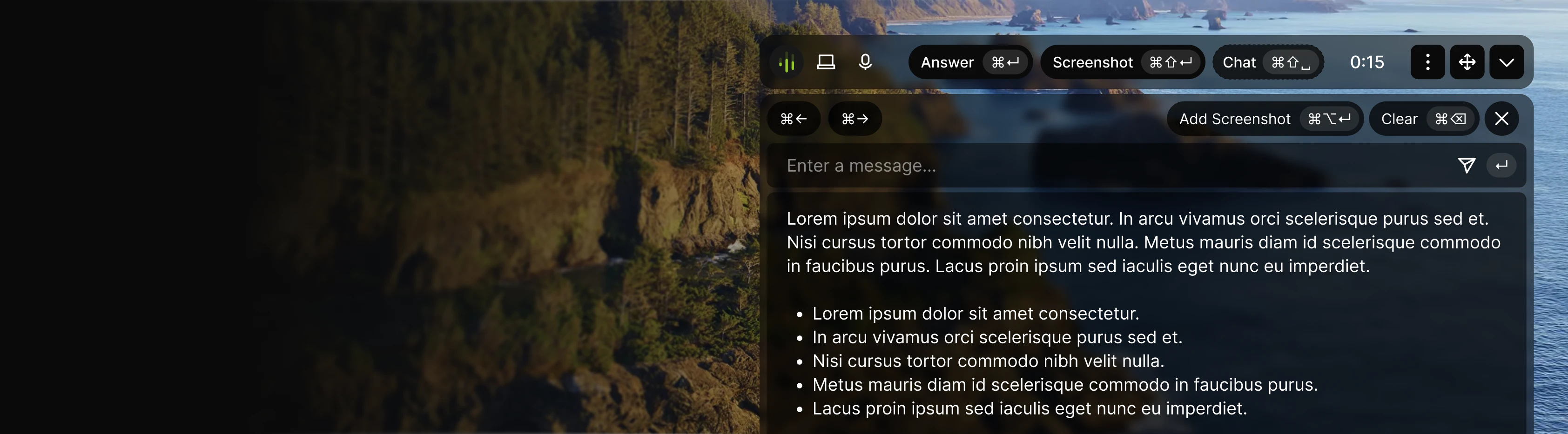 面精灵 desktop app surfacing answers during a call